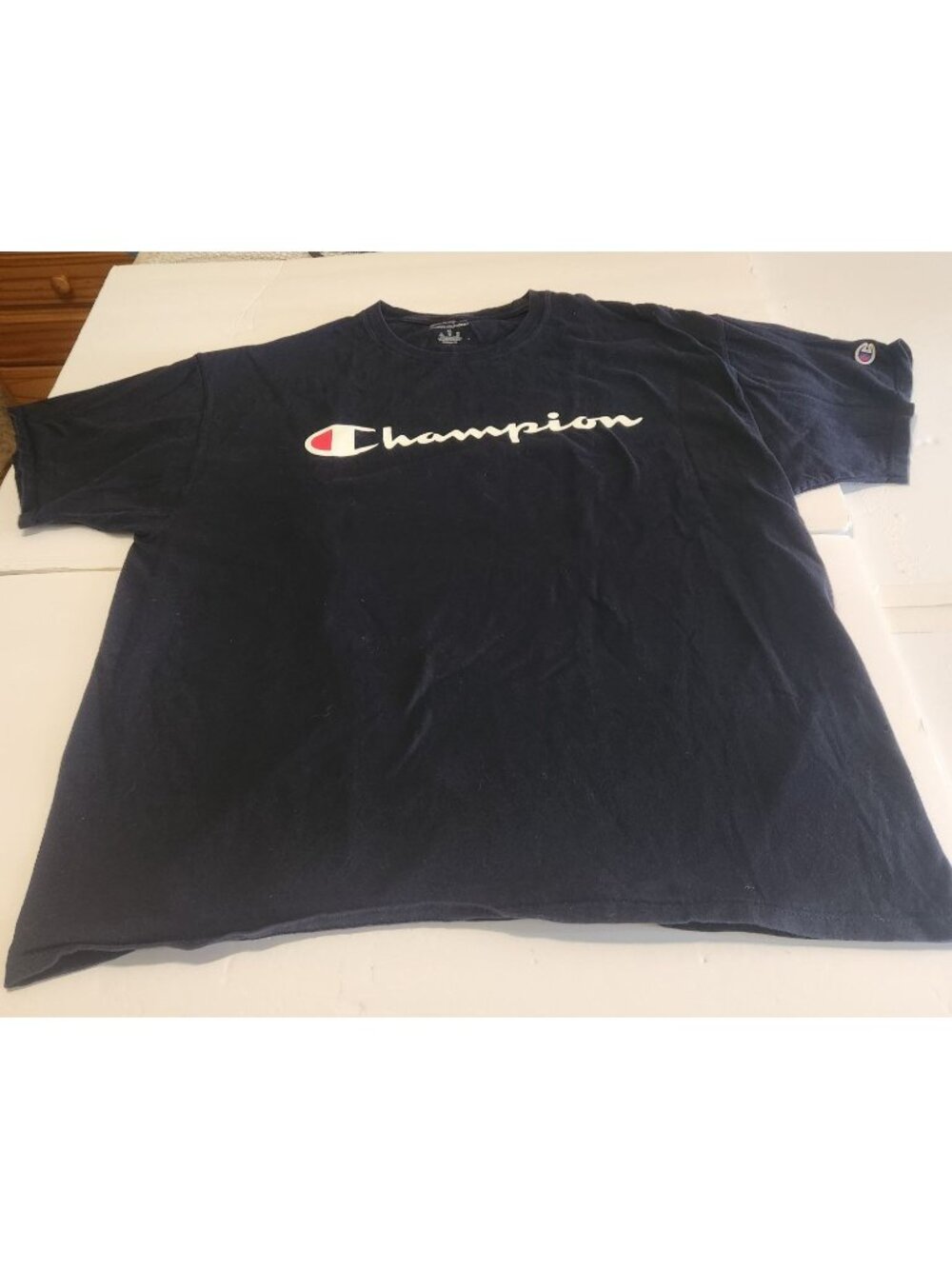 Champion Mens Black Short Sleeve Shirt Size XL
